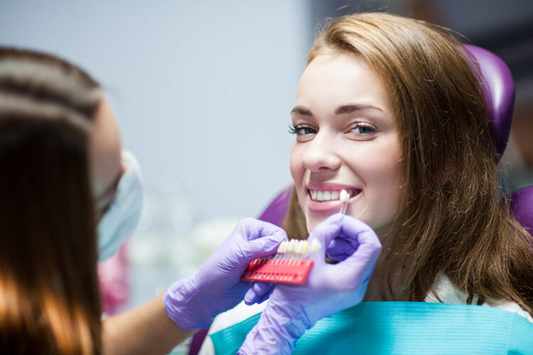 porcelain veneers procedure dentist
